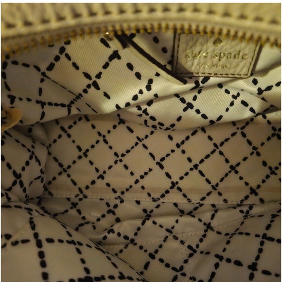 Kate Spade Grant Park Alida Shoulder Tote Wkru2640 In Moussfrost Taupe - Picture 9 of 11